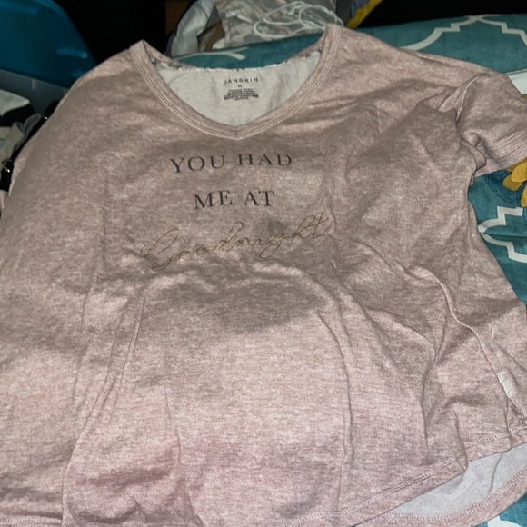 Comfy P.J set! With smug on top from dryer but otherwise like new! - Picture 3 of 5